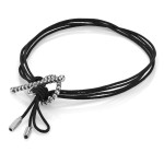 Pandora Pulseira 4 Fios Tecido Preto 590706CBK-100