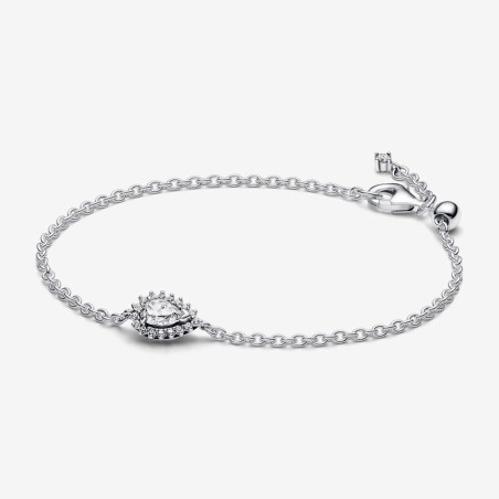 Pandora Pulseira de Corrente Auréola Pera 593001C01