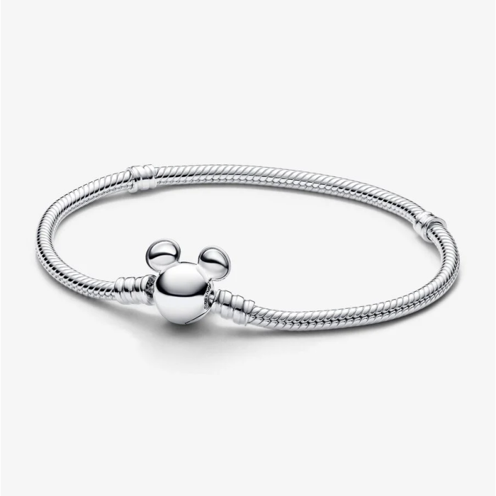 Pulseira Malha Snake Fecho Moments Mickey Disney 593061C00