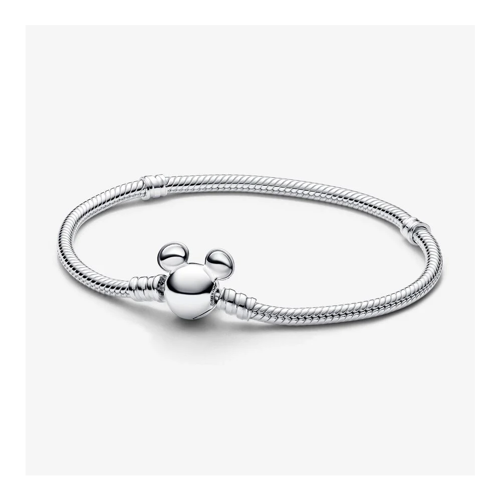 Pulseira Malha Snake Fecho Moments Mickey Disney 593061C00