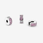 Pandora Clip Pavé Cor-de-Rosa 791817PCZ