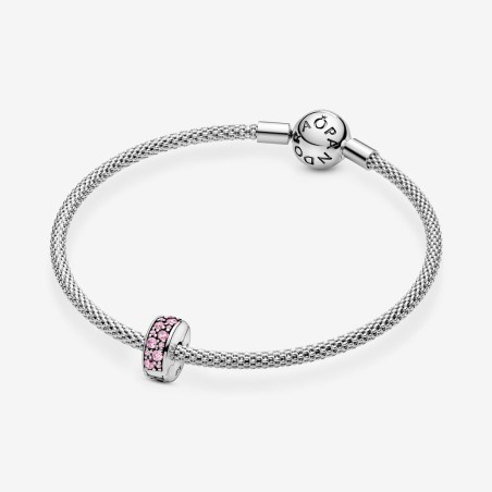 Pandora Clip Pavé Cor-de-Rosa 791817PCZ