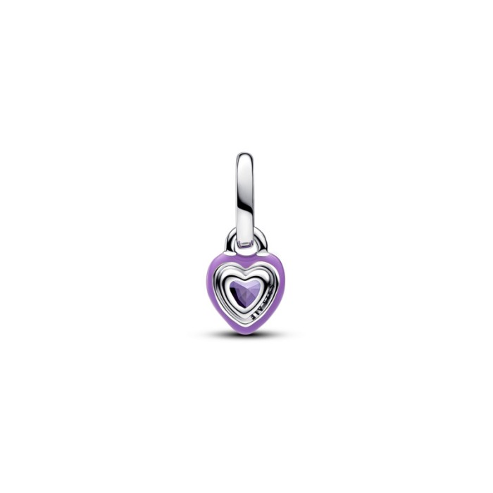 MINI pendente padora Me Chakra roxo coração 793042C04