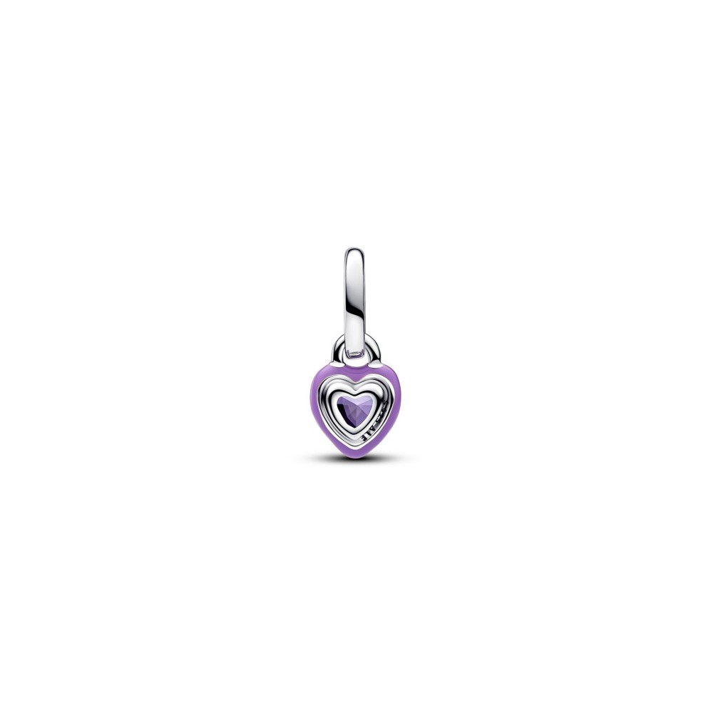 MINI pendente padora Me Chakra roxo coração 793042C04