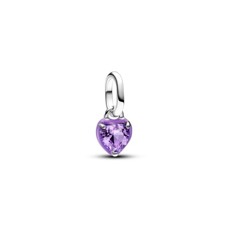 MINI pendente padora Me Chakra roxo coração 793042C04