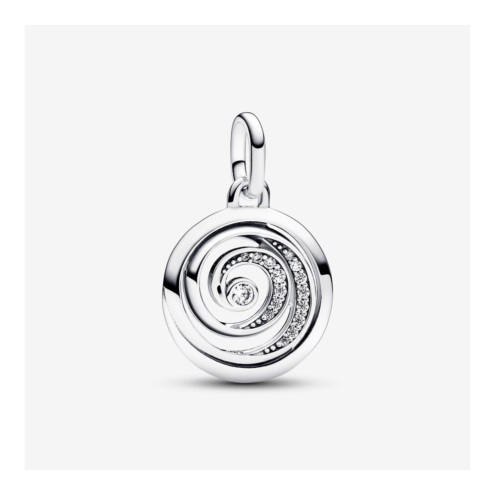 Pandora ME Conta Medalhão Espiral Gratidão 793046C01