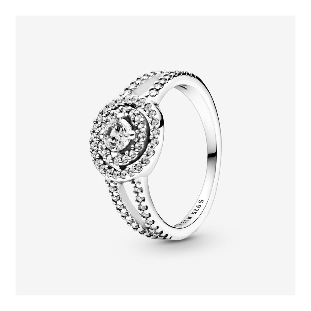Pandora Anel Sparkling Double Halo 199408C01