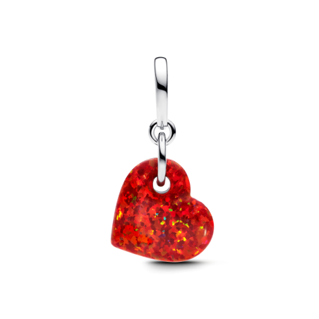 Conta Pandora Coração vermelho 793348C01