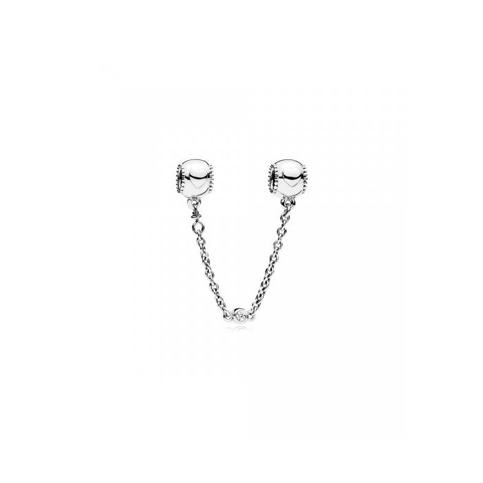 Corrente Pandora Coração em Relevo