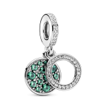 Conta Pandora  Verde e zicónias 799186C02