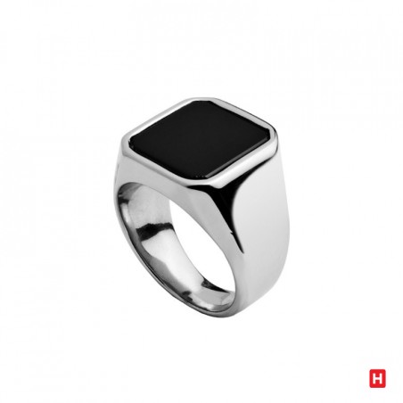 Anel Hassu Black 7HSS010107N