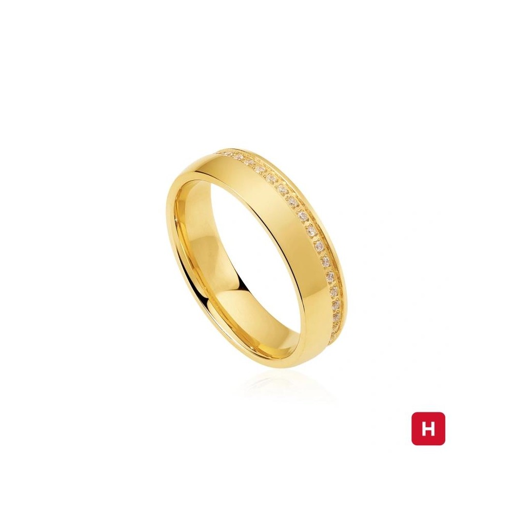 Aliança Hassu Classic Shine 7HSS010150