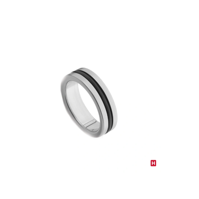 Aliança Anilha 6mm Mate C/Cauchu