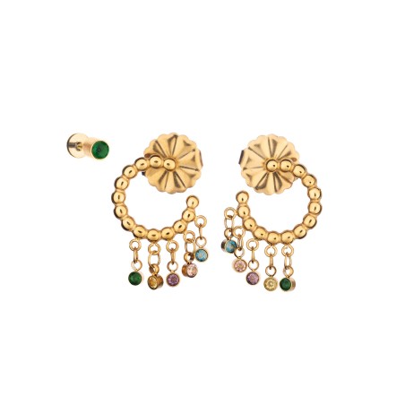 Brincos Anjewels Beautiful com Cristais AB.EP017