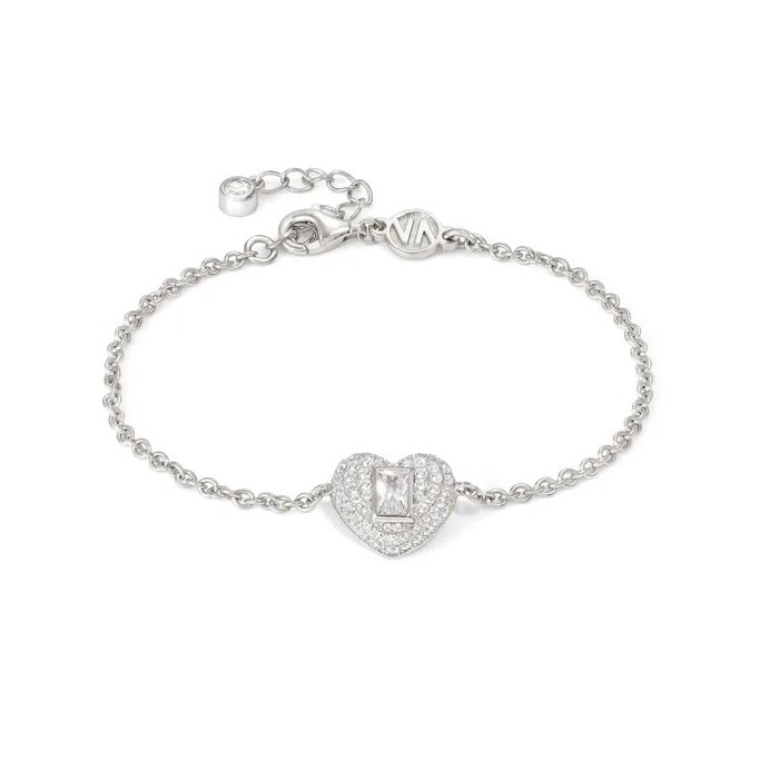 DOMINA PULSEIRA NOMINATION, CORAÇÃO, PRATEADO 240413/031