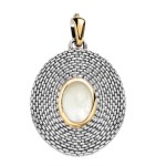 Berloque Prata 925 Ouro 9k e madrepérola BEP62MP