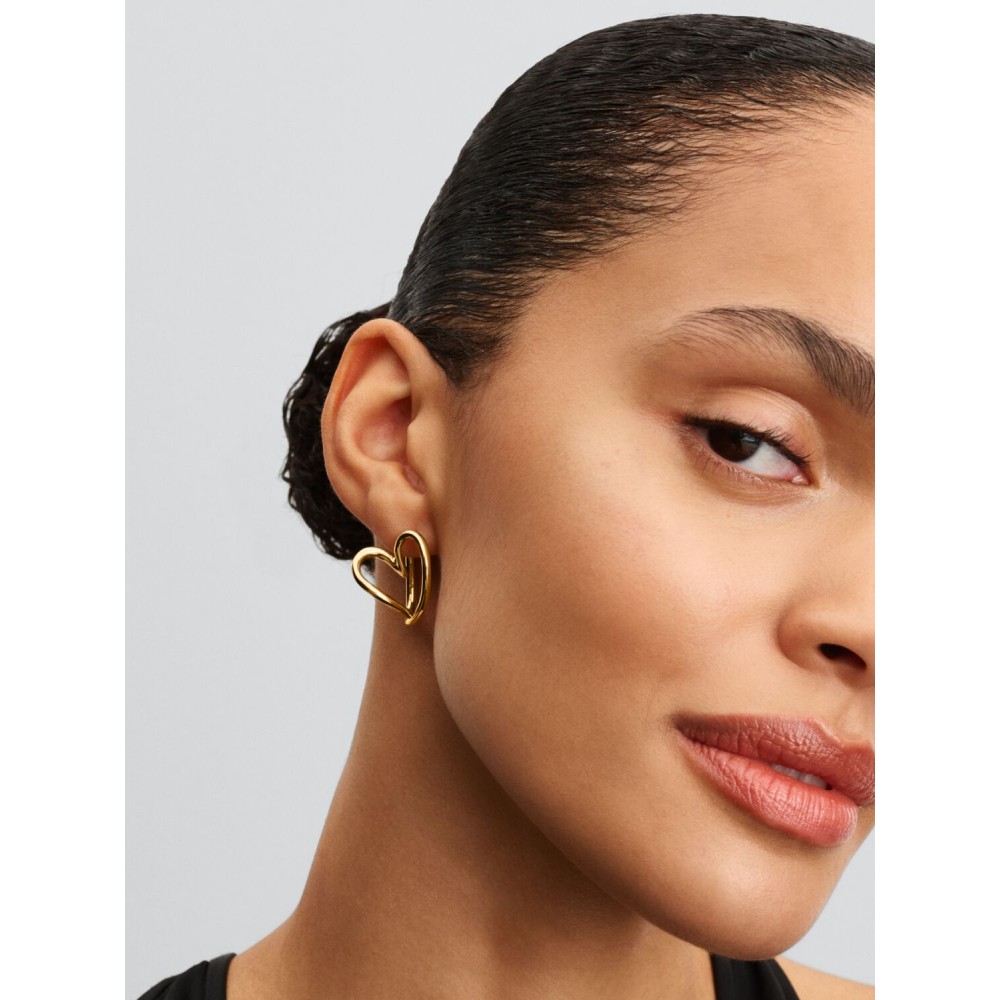 Argolas Coração com Forma Orgânica 263807C00