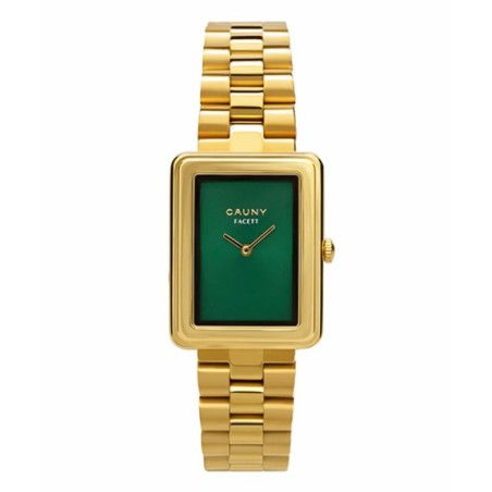 REL. CAUNY, FACETT, 25, MST VD, CX DOU, BR AÇO DOU