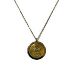 COLAR PRATA C/MEDALHA RED.DUPLA C/MAE C/