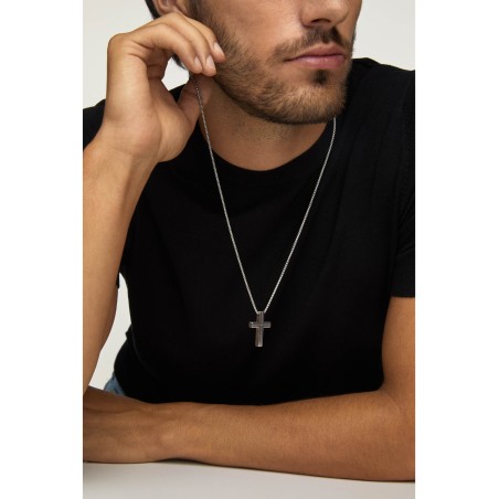 Colar One Men Crossed OAMN3203SS