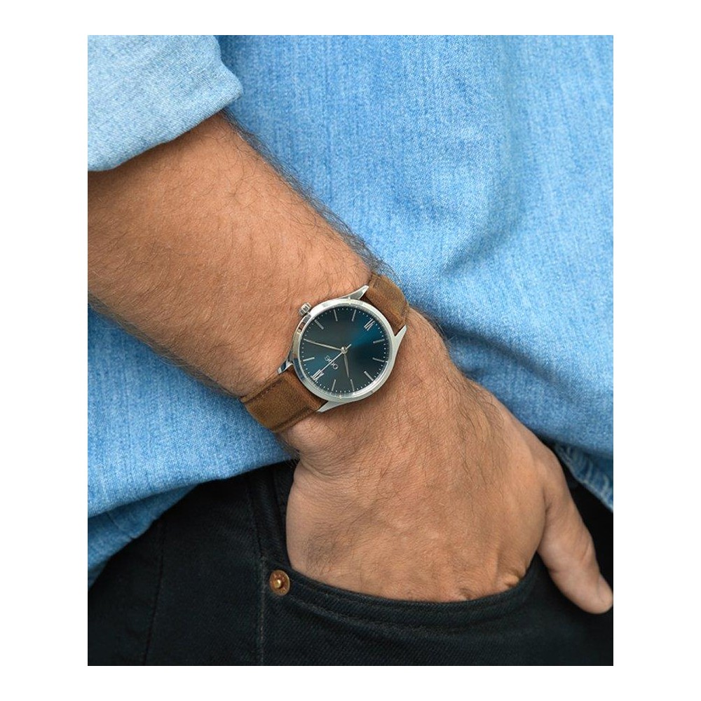Relógio One Homem Heritage Blue OG8298AC42B