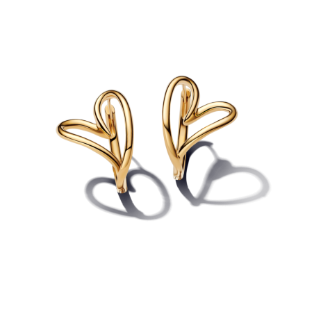 Argolas Coração com Forma Orgânica 263807C00