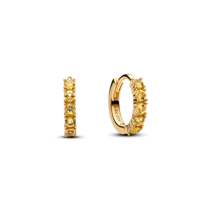 Brincos Huggie Amarelos 263849C01