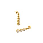 Brincos One Infinity Crystal Gold OJIDE01G