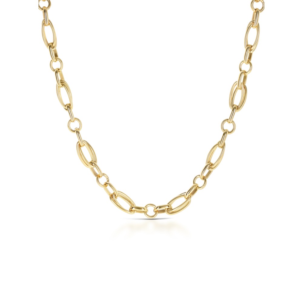 Colar One Luminous Solid Gold OJLN01G