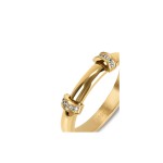 Anel One Senhora Luminous Crystal Gold OJLR01G