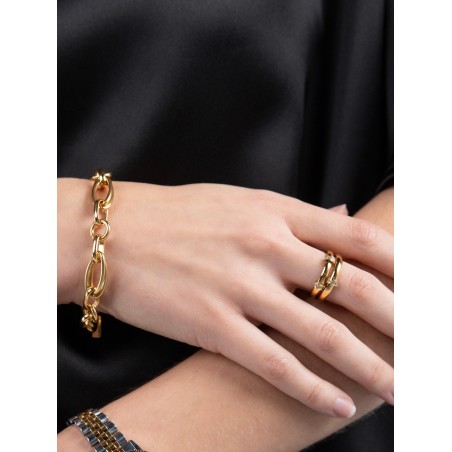 Anel One Senhora Luminous Crystal Gold OJLR01G