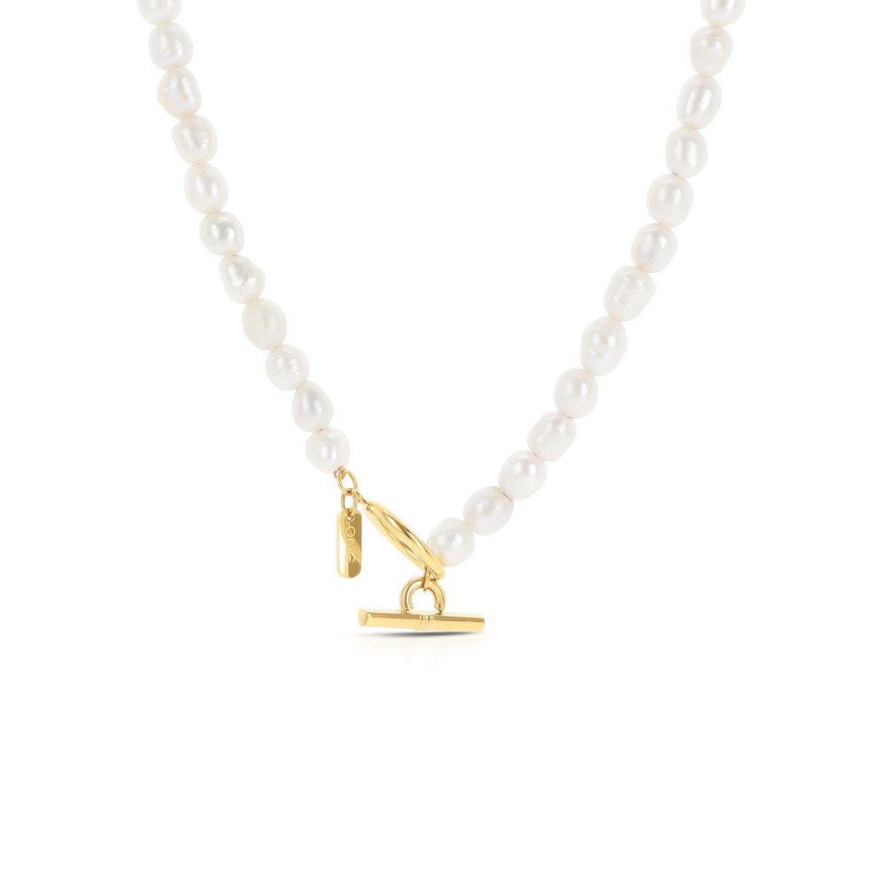 Colar One Neckmess Oceanic Pearl Gold OJNN49G