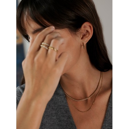 Set Colares & Brincos One Golden Treasures OJSEGT01G