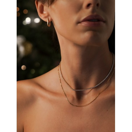 Set Colares & Brincos One Golden Treasures OJSEGT01G