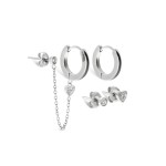 Set de Brincos Silvery Four OJSESF03S