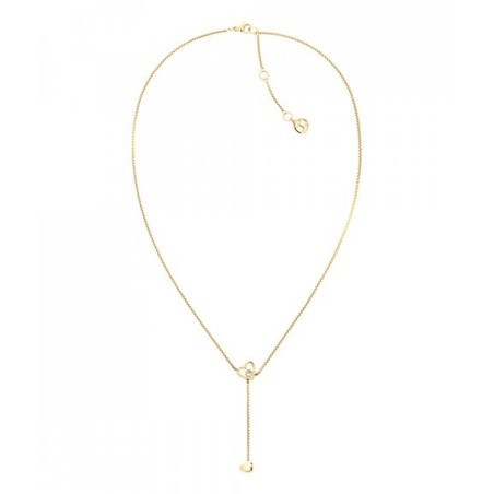 THJ HANGING HEART COLAR DOURADO