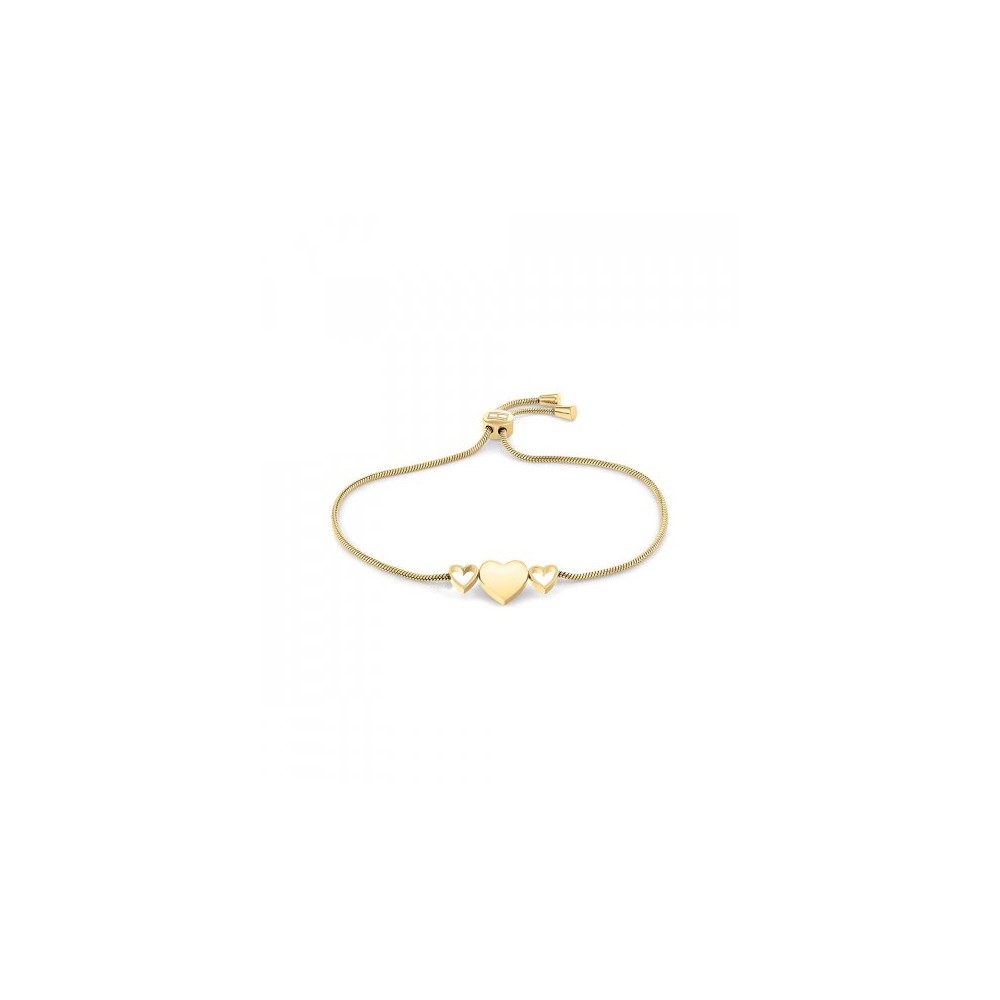 THJ HANGING HEART PULSEIRA DOURADA