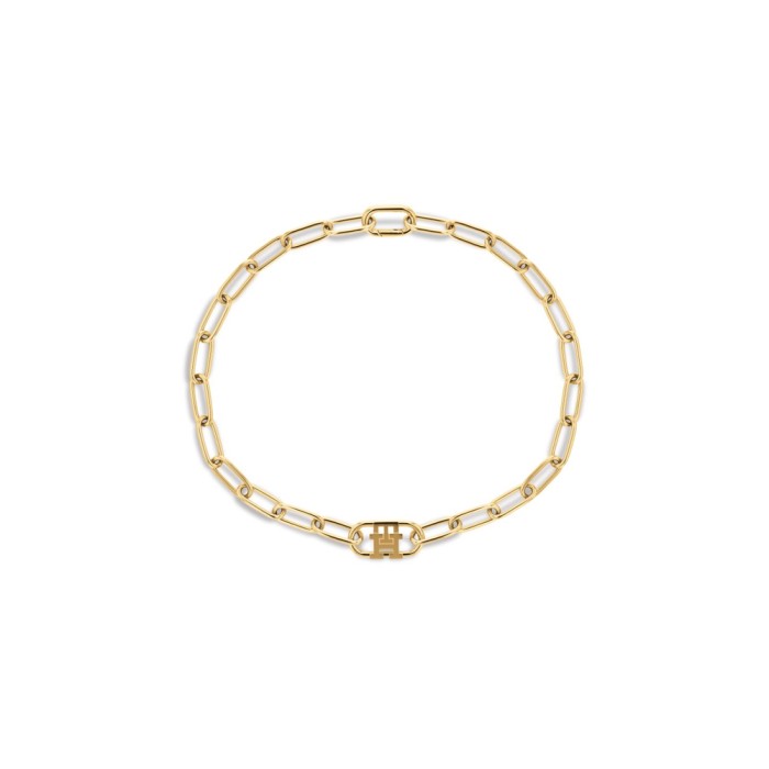 THJ MONOGRAM COLAR CURTO DOURADO