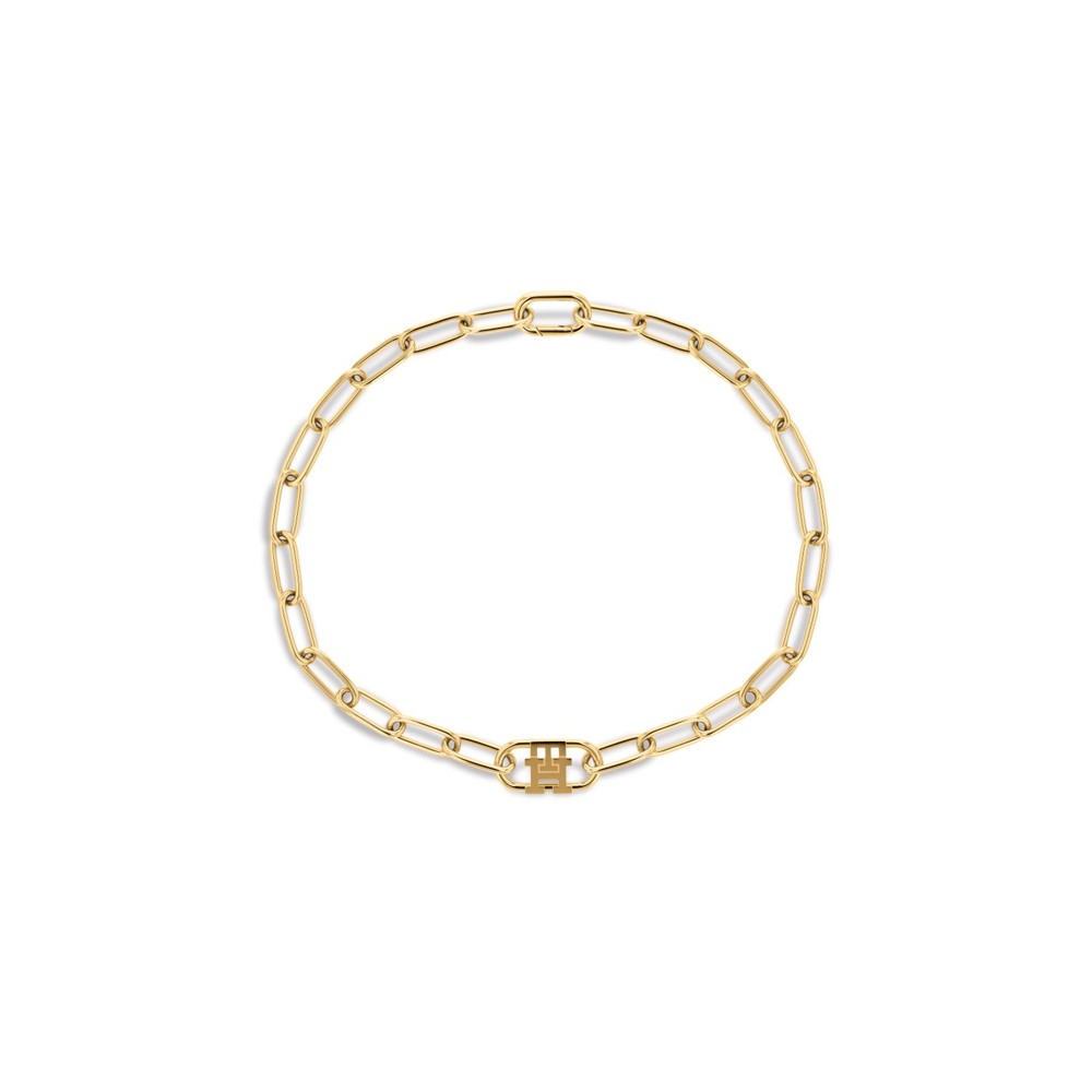 THJ MONOGRAM COLAR CURTO DOURADO