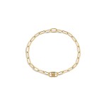 THJ MONOGRAM COLAR CURTO DOURADO