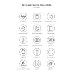 Smartwatch One MagicCall Silver Mesh OSW9626SM41L