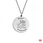 Colar c/Medalha Melhor Professora