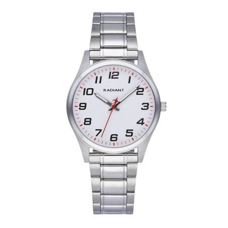 CARBON 35MM WHITE DIAL SS BRACELET