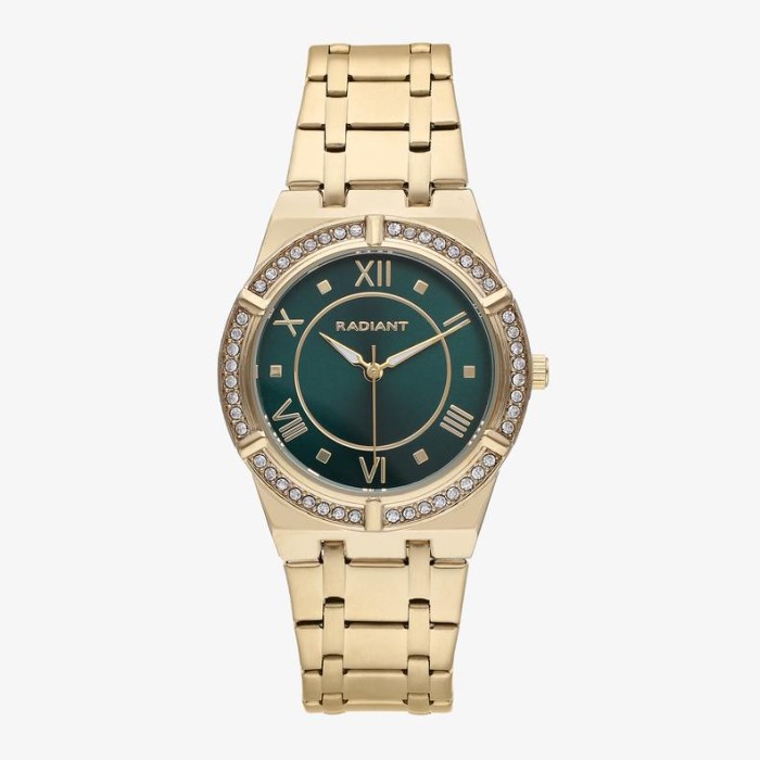 Relógio Radiant Victoria Verde/Dourado RA646204
