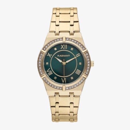 Relógio Radiant Victoria Verde/Dourado RA646204