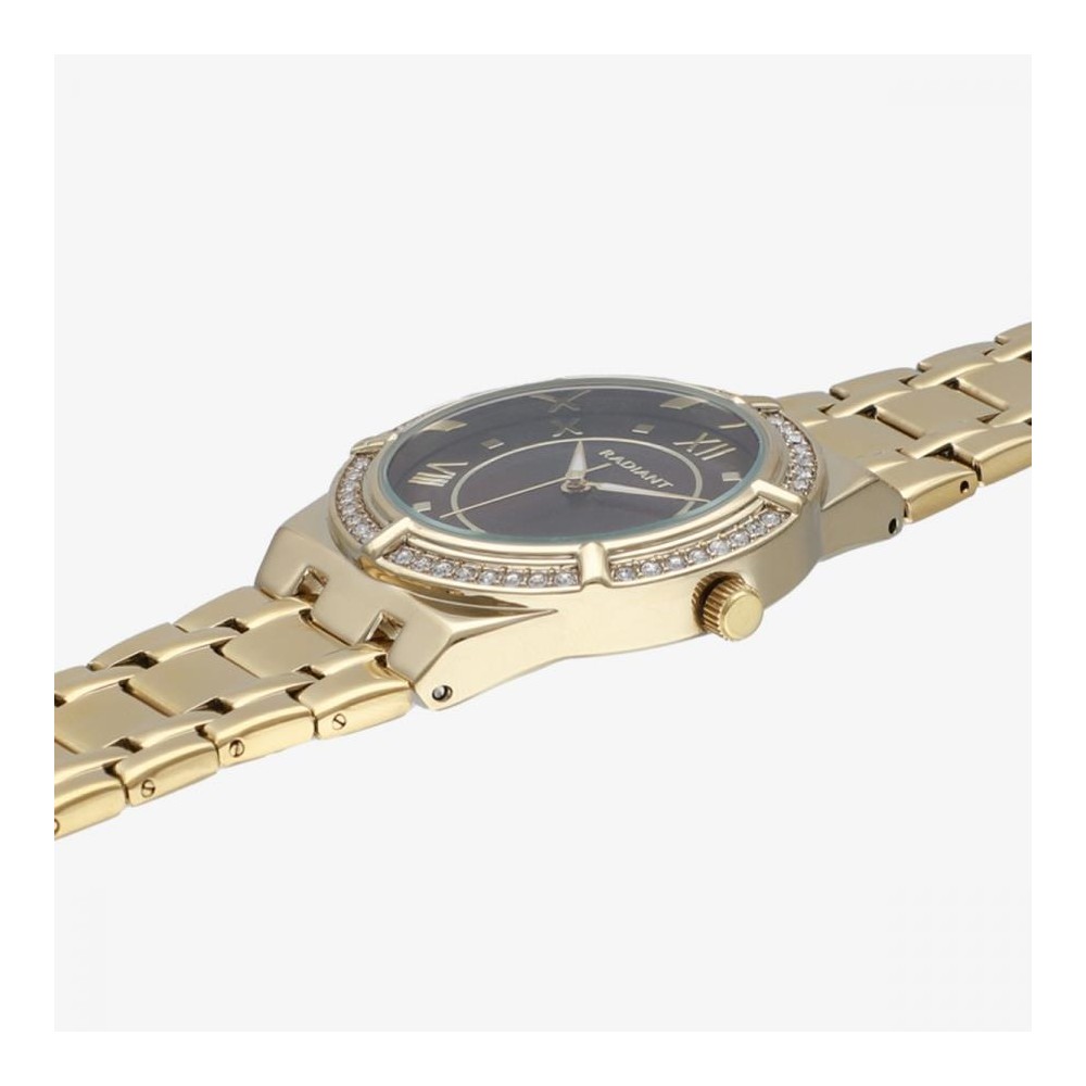 Relógio Radiant Victoria Choco/Dourado RA646205