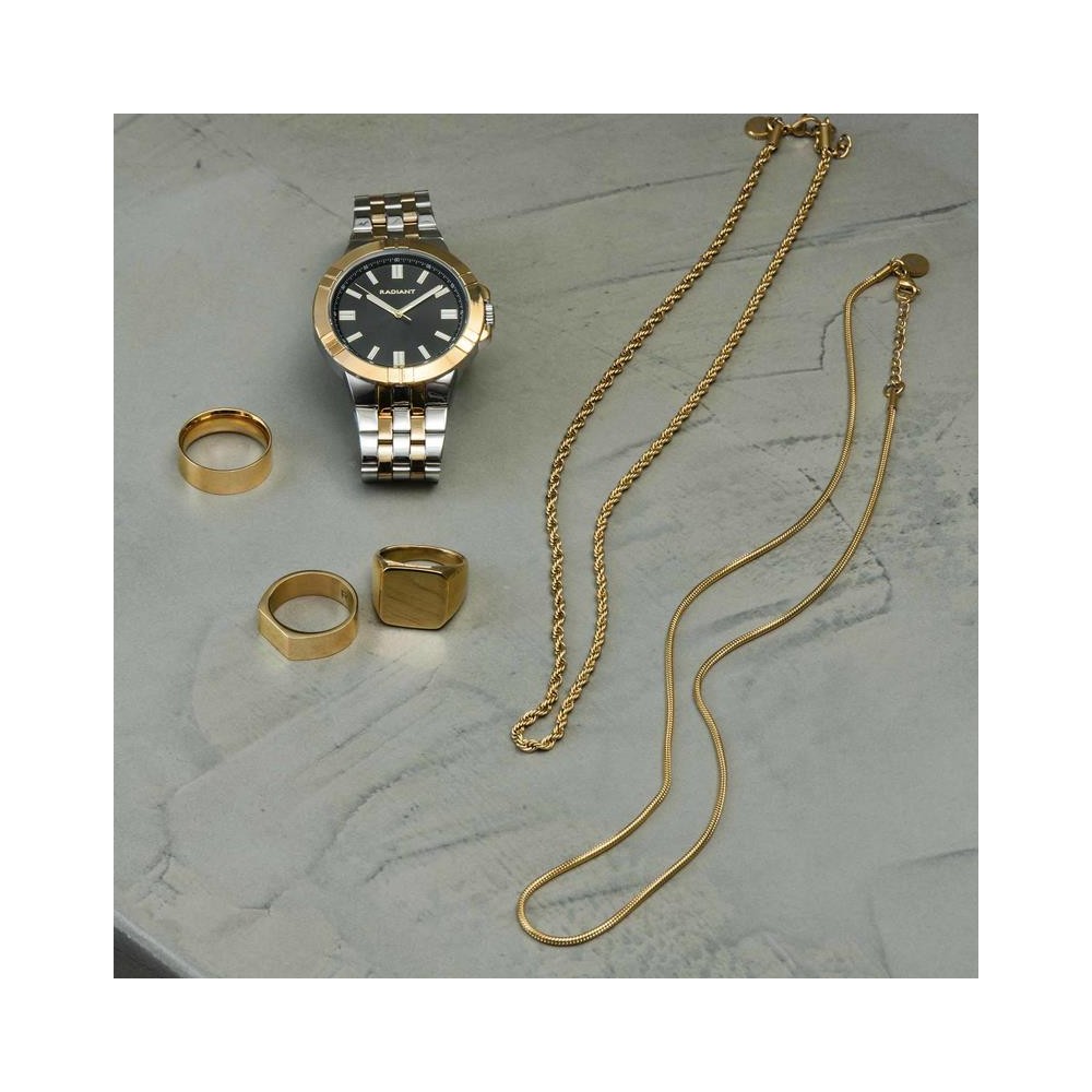 Anel Radiant Homem Dourado SHINE and MATT RH000031-22