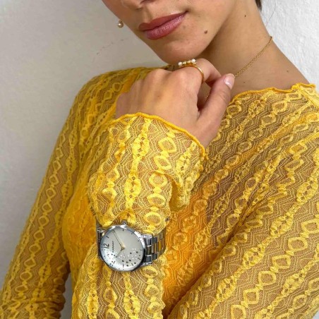 Anel Radiant Barra com Pérolas Emily in Paris RY000237