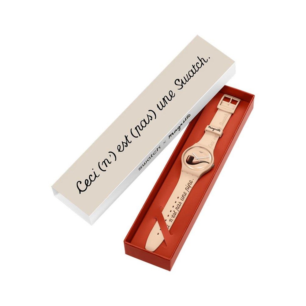 Relógio Swatch LA TRAHISON DES IMAGES BY RENE MA - SO29Z124