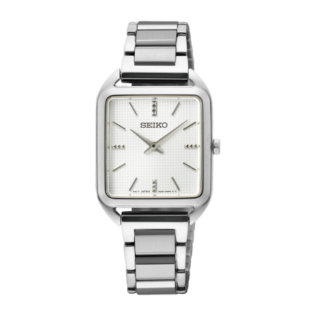 Relógio Seiko Ladies Caixa Quadrada SWR073P1